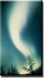 Alaska Winter Tours - Northern Lights, also known as Aurora Borealis.